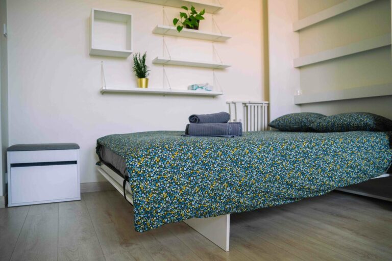 Pomorska Studio - full size bed 140x200, which hides in the closet